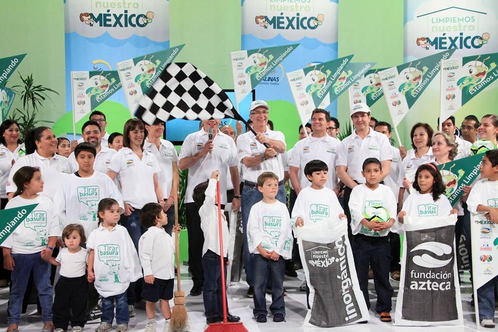 Ricardo Salinas presenta los resultados de Limpiemos Nuestro México